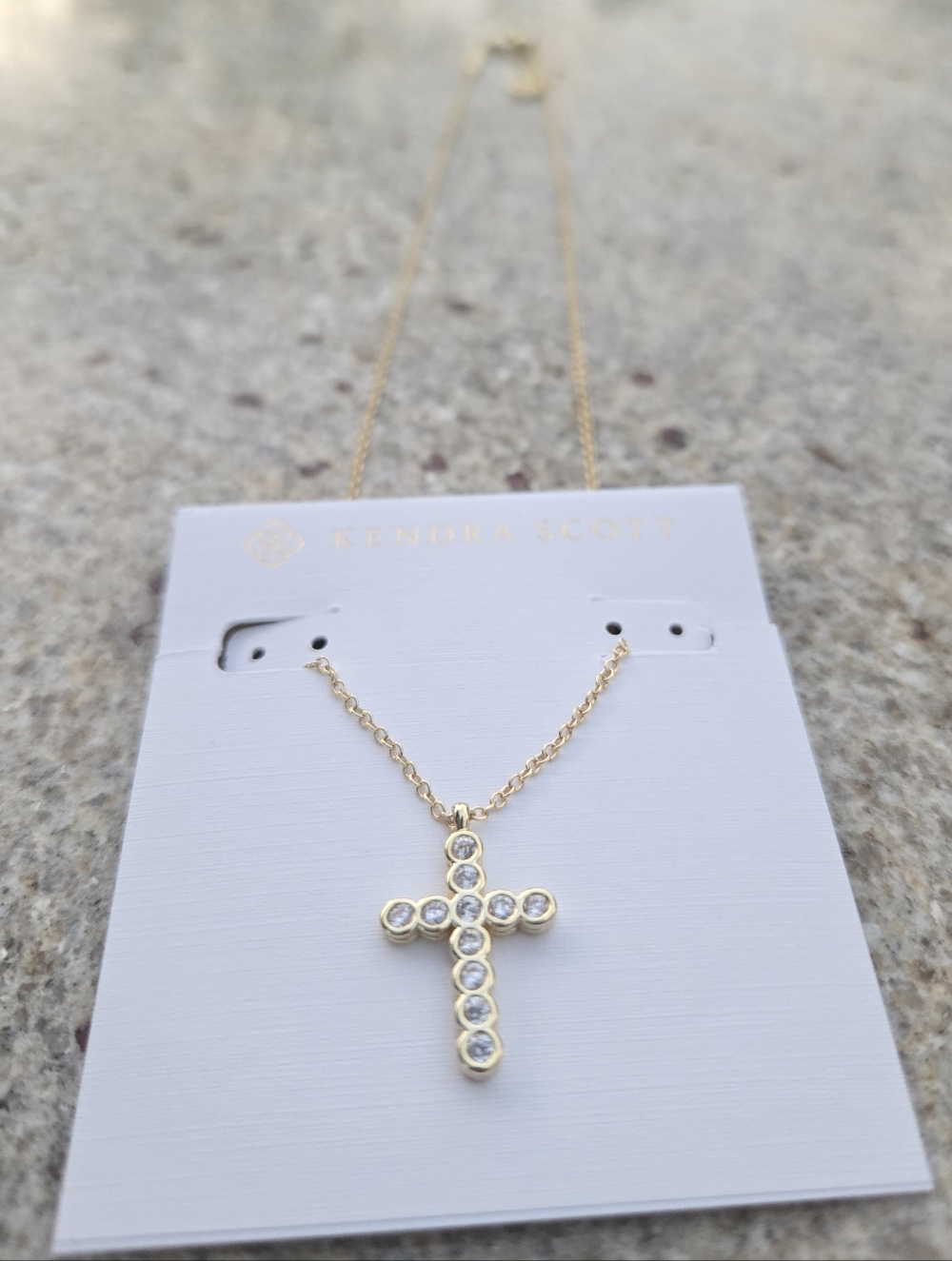 Kendra ScottGold-Tone Cross Crystal 19" Pendant Necklace - Picture 6 of 8